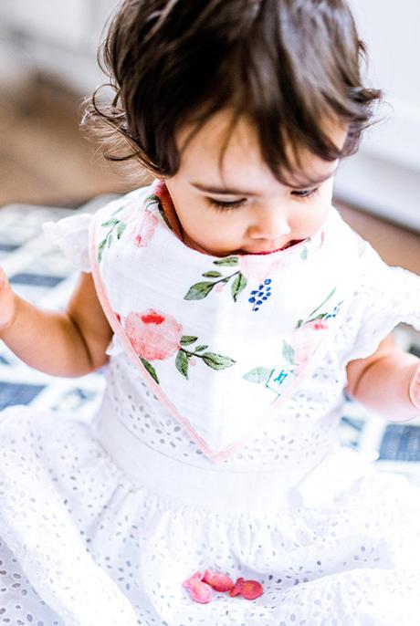 Set 2 Bandanas Watercolor rose 100% Algodón