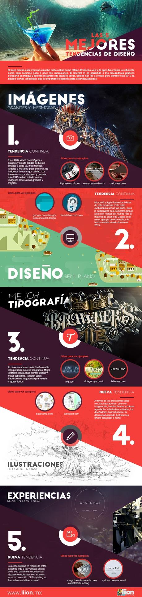 5 mejores tendencias de Diseño