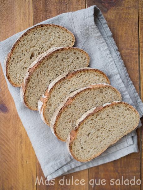 Pan con harina recia. World Bread Day.