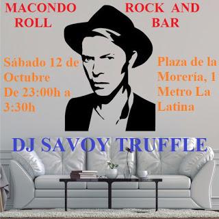 Pinchada Otoñal y Sideral de Dj Savoy Truffle en Macondo.