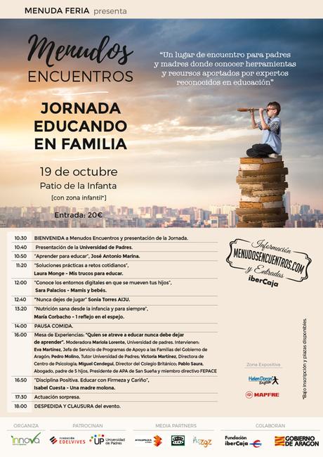 Menudos Encuentros – Jornada para padres y madres en Zaragoza