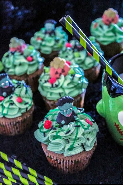 Frankenstein Cupcakes