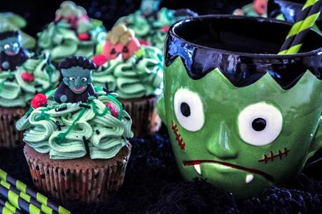 Frankenstein Cupcakes