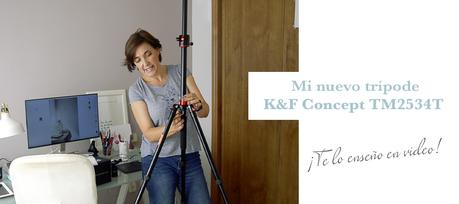 Trípode K&F Concept TM2534T trípode k&f concept