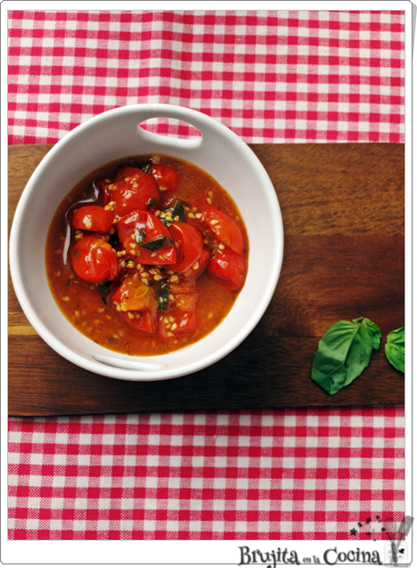 Tomates confitados Tomates confitados