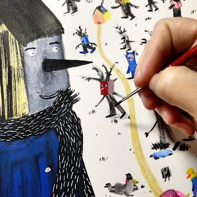 Pilar Serrano. Ilustración, pintura, obra gráfica