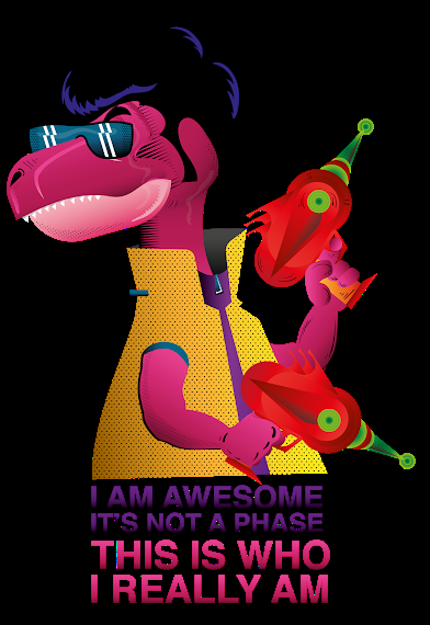 Un dinosaurio a través del tiempo por Alexandre Prior