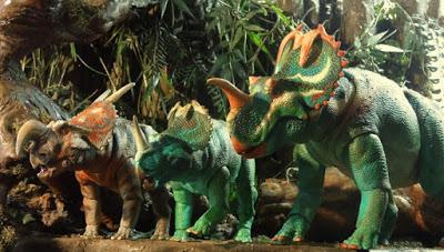 Las figuras ceratopsianas de Beasts of the Mesozoic