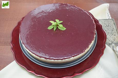 Tarta de Queso con Cobertura de Mermelada de Moras, Caquis y Chocolate tarta_mermelada