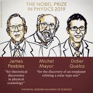 Nobel de Física 2019: Cosmología y exoplanetas