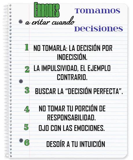El podcast de Lapinturera: Errores a evitar cuando tomamos decisiones