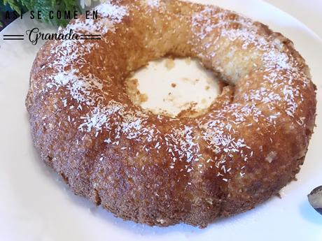 Bizcocho de coco sin gluten ni lactosa Bizcocho de coco sin gluten ni lactosa