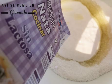 Bizcocho de coco sin gluten ni lactosa