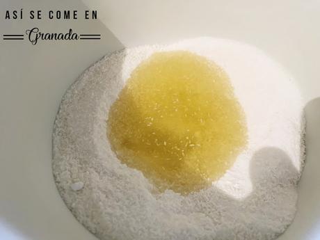 Bizcocho de coco sin gluten ni lactosa Bizcocho de coco sin gluten ni lactosa