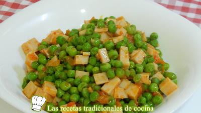 Cómo hace guisantes salteados con pechuga de pavo