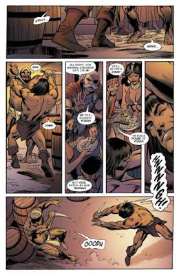 Entran Conan, Quill y Hal en un bar...