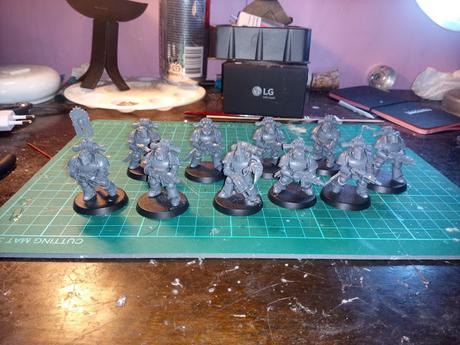 Mis Hijos de Horus: Primeras escuadras montadas