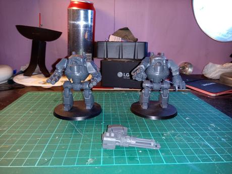 Mis Hijos de Horus: Primeras escuadras montadas