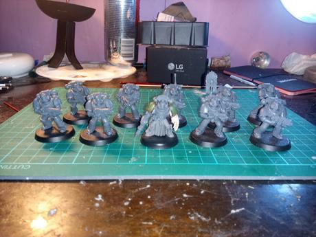 Mis Hijos de Horus: Primeras escuadras montadas