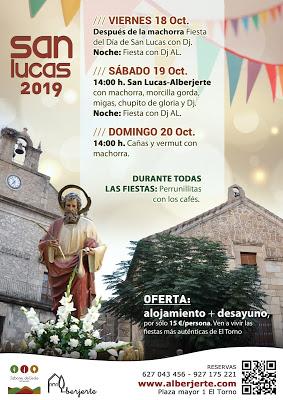 Fiestas de San Lucas 2019. El Torno, Valle del Jerte