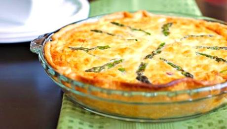 Receta de Quiche de Espárragos Receta de Quiche de Espárragos