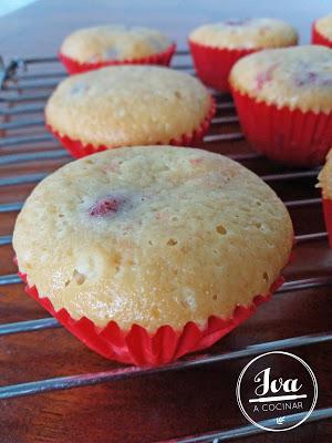 Muffins de frutilla Muffins de frutilla