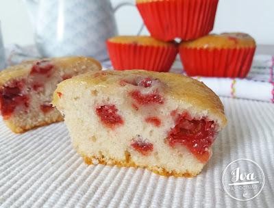 Muffins de frutilla Muffins de frutilla