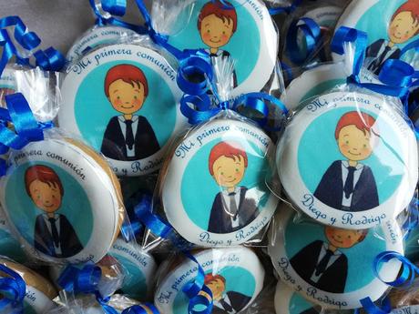 GALLETAS DE COMUNIÓN PERSONALIZADAS CON PAPEL IMPRESO