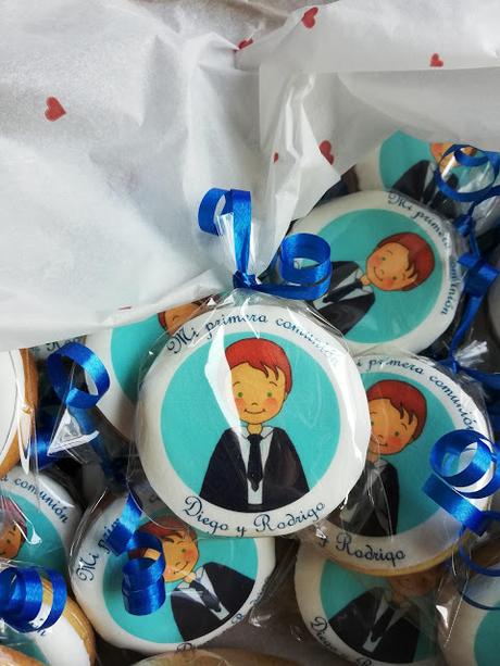 GALLETAS DE COMUNIÓN PERSONALIZADAS CON PAPEL IMPRESO