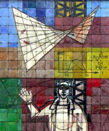 Los murales matemáticos de Womacka en Berlín Los murales matemáticos de Womacka en Berlín