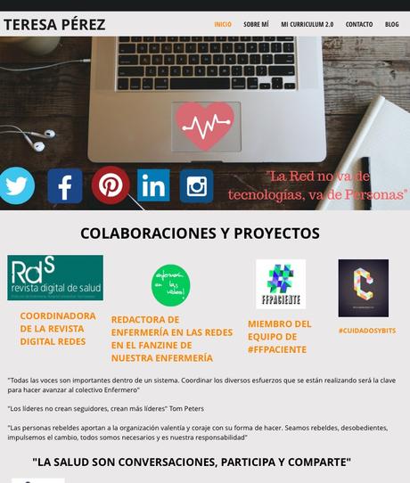 Mi nuevo Proyecto de Salud Digital: nace la Web Teresa Perez y el blog (rectificación) Mi nuevo Proyecto de Salud Digital: nace la Web Teresa Perez y el blog (rectificación)