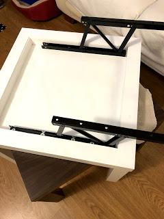 Cómo hacer elevable una mesa LACK de IKEA