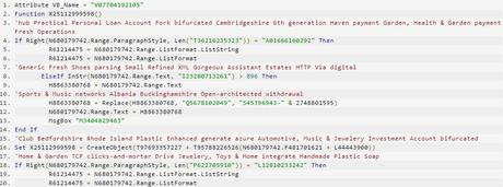 Macro EMOTET