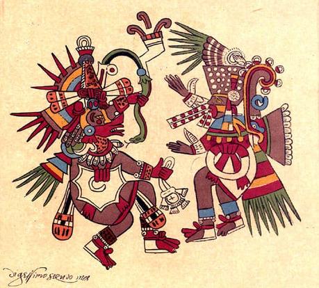 Quetzalcoatl y Tezcatlipoca