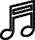 Nota musical negra para blog, blogger