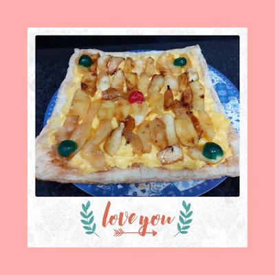TARTA DE MANZANA Y HOJALDRE CON CREMA TARTA DE MANZANA Y HOJALDRE CON CREMA