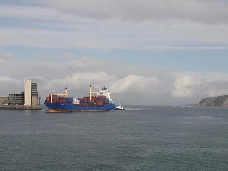 El impresionante Crucero  Transatlántico Crown Princess llegó de nuevo a Getxo