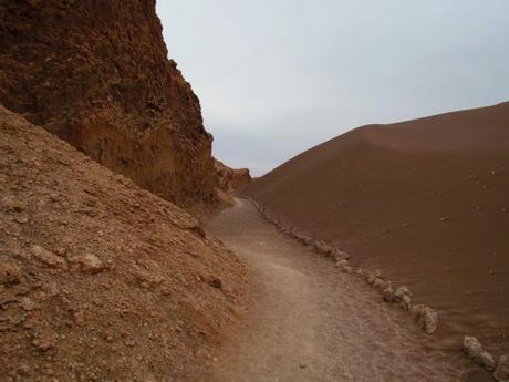 El Valle de la luna. Desierto de Atacama. Chile