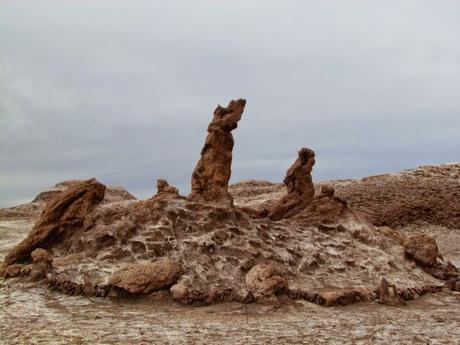 El Valle de la luna. Desierto de Atacama. Chile