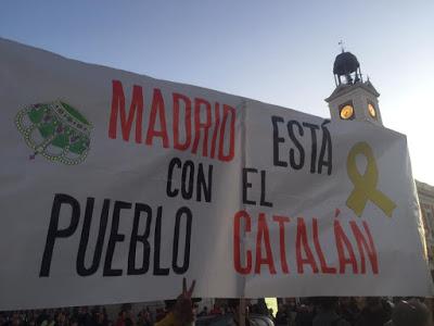 Reacción de los catalanes frente a la sentencia del “procés”.