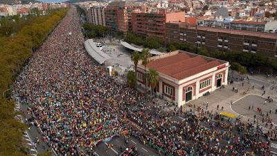 Reacción de los catalanes frente a la sentencia del “procés”.