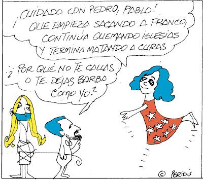 Los Borbones, las izquierdas de Podemos y Más País.