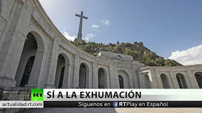 Franco, exhumado del Valle de los Caídos, y se levanta Más País.