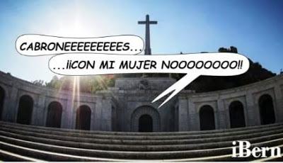 Franco, exhumado del Valle de los Caídos, y se levanta Más País.