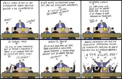 Franco, exhumado del Valle de los Caídos, y se levanta Más País.