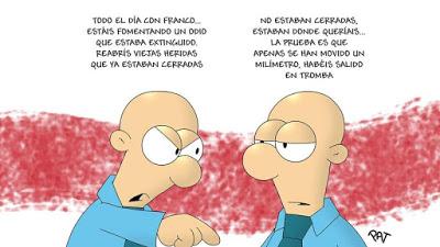 Franco, exhumado del Valle de los Caídos, y se levanta Más País.