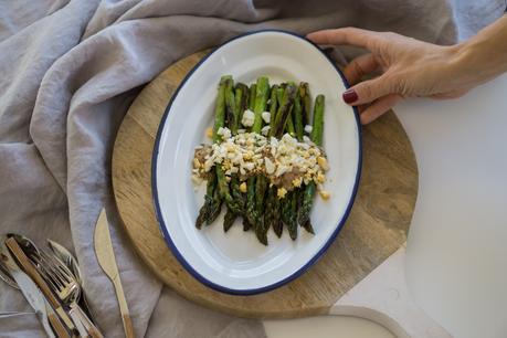 Cómo preparar espárragos verdes estilo mimosa en Thermomix