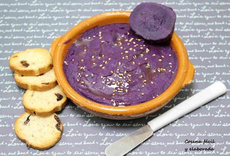 HUMMUS DE BONIATO MORADO HUMMUS DE BONIATO MORADO