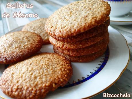 GALLETAS DE SÉSAMO O AJONJOLÍ