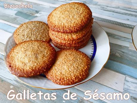 GALLETAS DE SÉSAMO O AJONJOLÍ